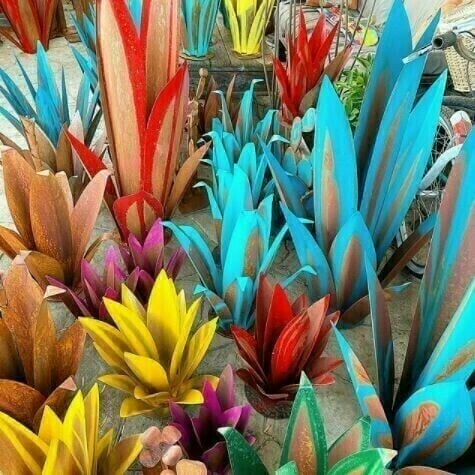 Anti-rust Metal Tequila Agave Plant - Image 3