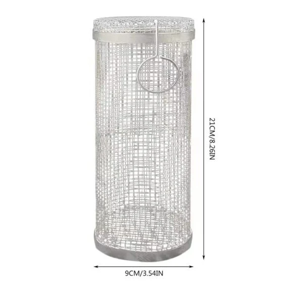 Barbecue stainless steel wire mesh cylinder - Image 14