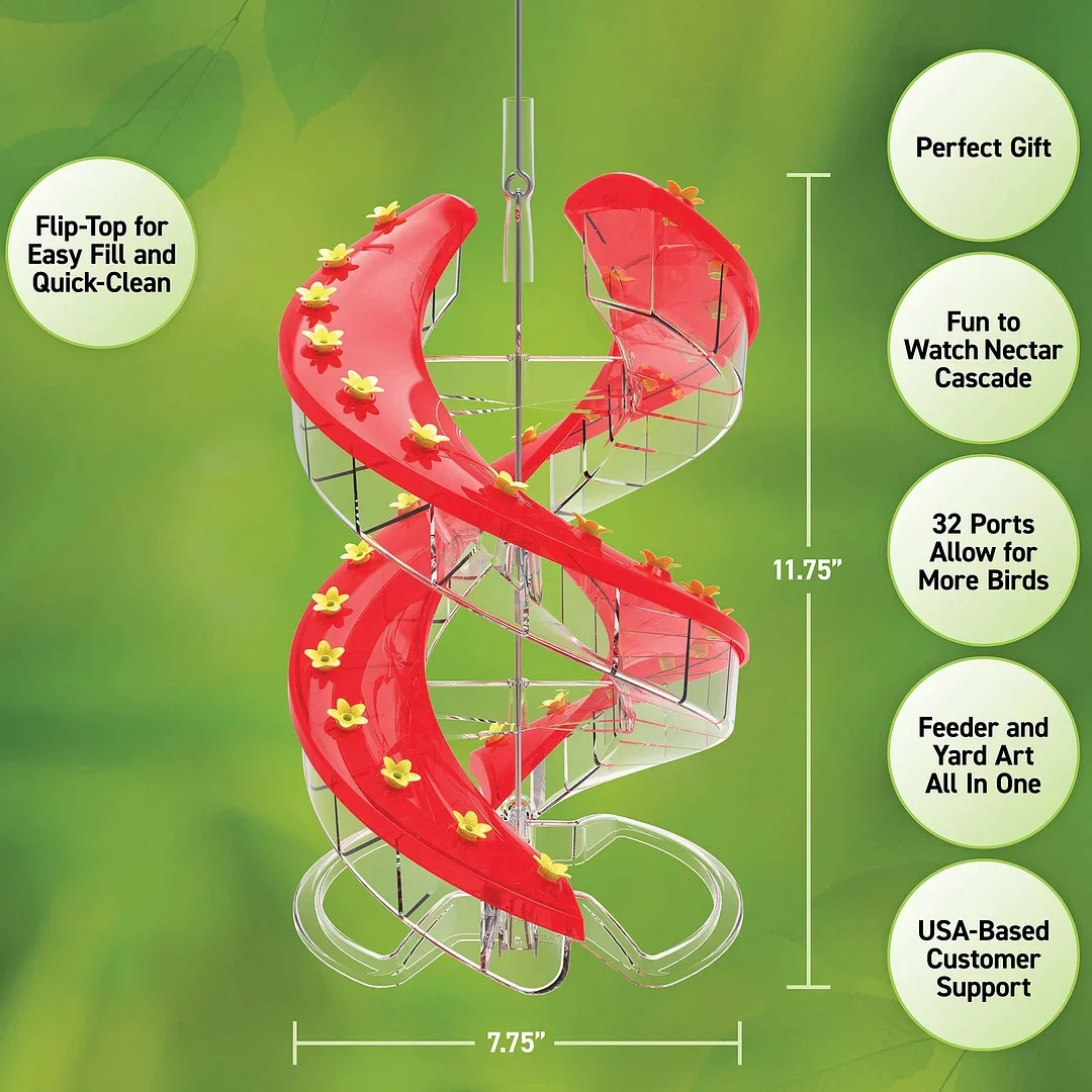 DNA Helix 32-Port Hummingbird Feeder - Image 6